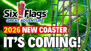 Six Flags Great Adventure - New 2026 Coaster NOT CANCELLED Or Delayed!
