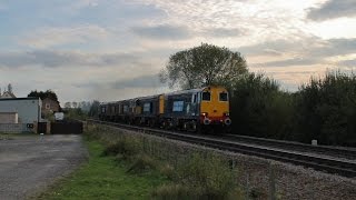 preview picture of video '(HD) Freight at Sherburn-In-Elmet | Feat: 7 class 20's & More - 3rd October 2014'