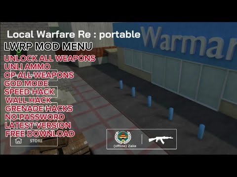 Local Warfare Re : Portable Mod Menu (LATEST VERSION)