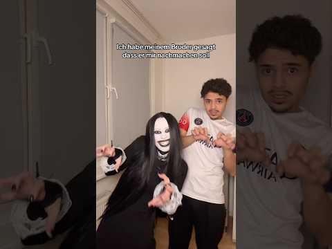 Ich glaube er fand‘s toll 😂 #shorts #geschwister #comedy #lustig
