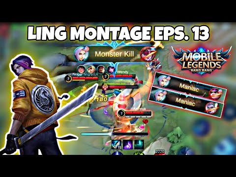 LING MONTAGE FASTHAND 13 | NO MERCY FULL KILL HIGHLIGHTS - Mobile Legends