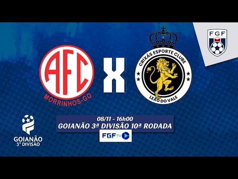 América x Crixás - Goianão 3ª Divisão - 10ª rodada