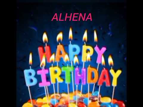 Alhena Name Happy Birthday to you Video Song Happy Birthday Song with names