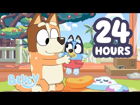 🔴LIVE: Bluey's Best Family Moments 💕 💙 | 24 HOURS | Best Wholesome Bluey Episodes | Bluey