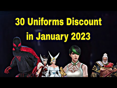 30 Uniforms Discount in January 2023 Main Update With Tips - Marvel Future Fight