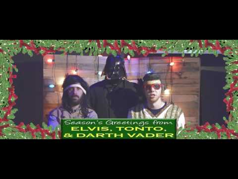 Season's Greetings from Elvis, Tonto, and Darth Vader