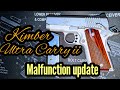 Kimber Ultra Carry II malfunction update