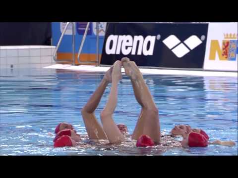 Highlights - Team Ukraine - ECC Synchro 2015 | Synchroonzwemmen