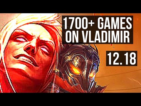 VLADIMIR vs VIKTOR (MID) | 2.3M mastery, 10/1/3, 1700+ games, 6 solo kills | EUW Master | 12.18