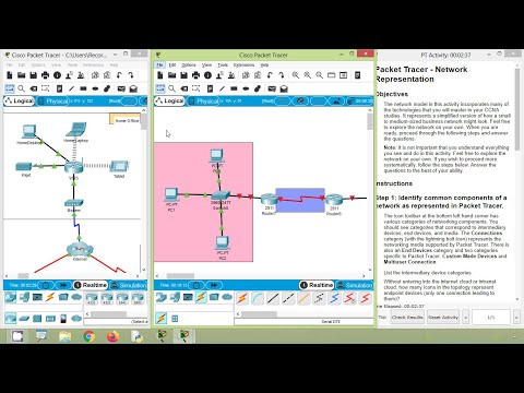 1.5.7 Packet Tracer - Network Representation