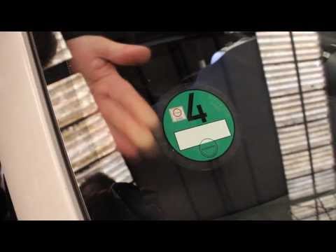 Umweltplakette entfernen