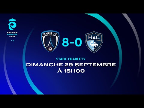 J2 I Paris FC – Havre AC (8-0), le résumé I Première Ligue FFF 2024-2025