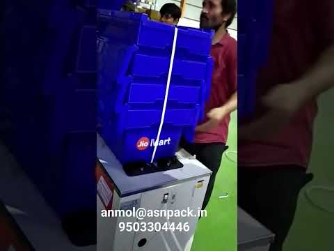 Mild steel semi-automatic carton strapping machine, for indu...