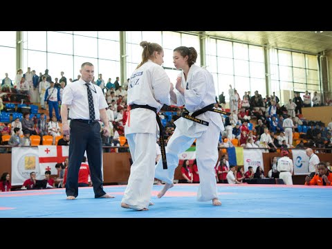 European Championship in Armenia, Tatyana Gryadunova (KAZ) vs Kim Van Eijk (NDL)