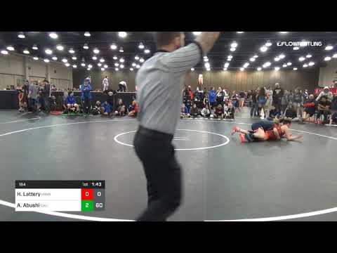 164 Lbs Rr Rnd 4 Hailie Lattery Minnesota Dual Vs Alia Abushi California Blue