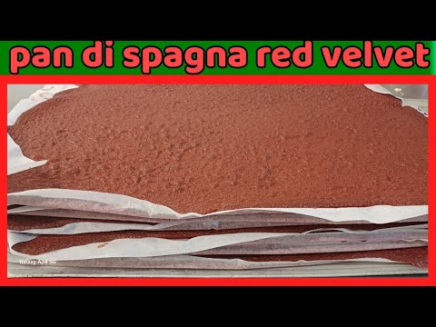 Red Velvet Pan di spagna /How to make Red Velvet sponge