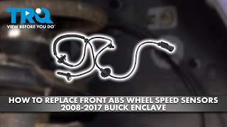 How to Replace Front ABS Wheel Speed Sensors 2008-2017 Buick Enclave