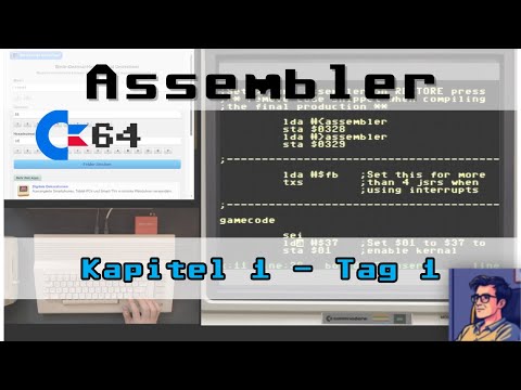 Lerne Assembler | Programmiere ein Spiel | Kapitel 1 - Tag 1