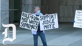 Civil rights leaders, citizens hold protest in support of Judge Eric Moye