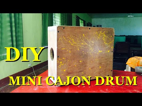 How to Make a Mini Cajon Drum