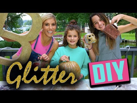 Easy and Fun Fall Glitter DIY's with Rebecca Zamolo and Annie LeBlanc Video