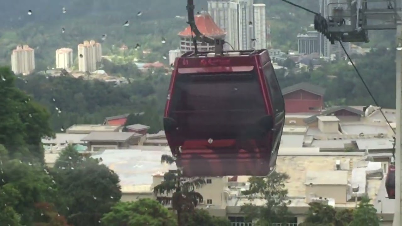 MALAYSIA CABLE CAR JOURNEY DURING INTERNATIONAL CONFERENCE AT KULALAMPUR. MY PAPER 