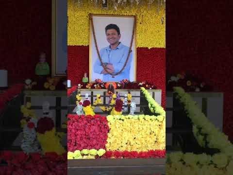 Karnataka Ratna Dr Sri Puneeth Rajkumar  samadhi