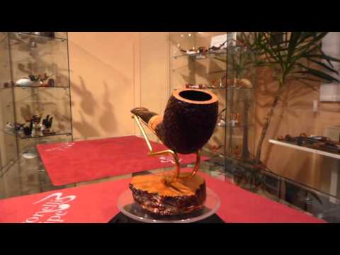 Brand new briar pipe PARONELLI chubby horn handmade rusticated -  eBay number: 401057658241