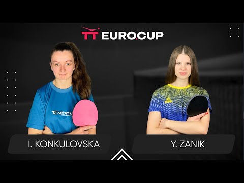 10:45 Iryna Konkulovska - Yulianna Zanik 19.04.2024 TT Euro.Cup Ukraine Master. TABLE 3