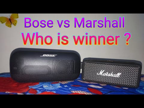 Bose Soundlink Flex vs Marshall EMBERTON Sound test 🔊 #viral #trending #Bose #Marshall #new