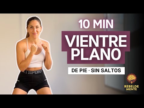 Haz Esto para un Vientre Plano | Baja la Panza con Ejercicios Abdominales de Pie | Adiós Barriga