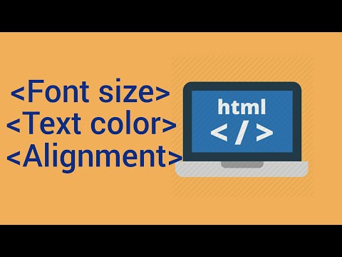 HTML tutorial for beginners in hindi | font size | text color | alignment |