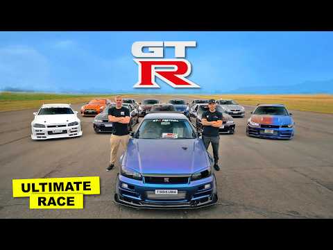 THE WORLDS CRAZIEST NISSAN GT-R RACE!