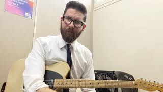 Video thumbnail for II V I Lick in A - Dr Zane Banks by Zane Banks