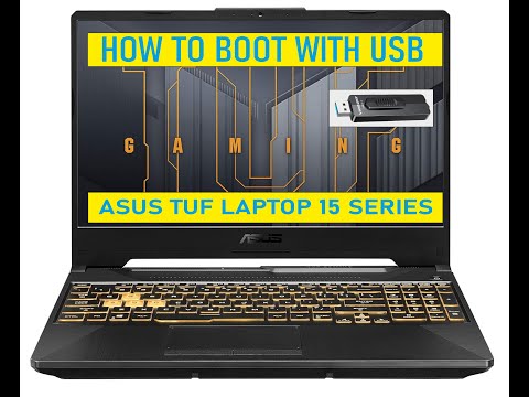 How to boot Asus Tuf F15 from USB Drive | How To Get Into Bios And USB Boot On Asus TUF Gaming