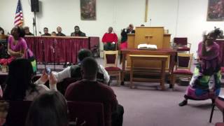 Kristian & Kayla dance NSBC Christmas Youth program 2016.