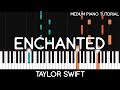 Taylor Swift - Enchanted (Medium Piano Tutorial)