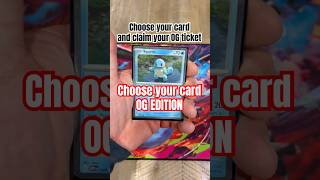 Choose your Card! OG’s will you do ALL?#pokemon #shorts #pokemoncards