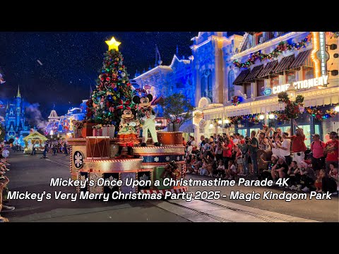 Mickey's Once Upon a Christmastime Parade - Mickey's Very Merry Christmas Party 2025 - Magic Kingdom