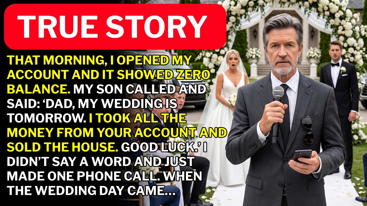My Son Emptied My Bank Account And Sold My House To Pay For His Wedding.