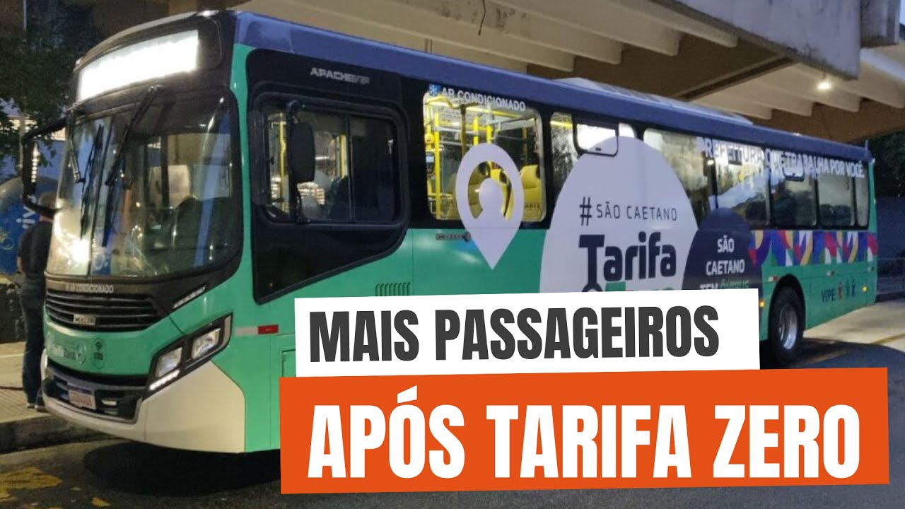 APÓS TARIFA ZERO, DOBRA O NÚMERO DE PASSAGEIROS EM SÃO CAETANO