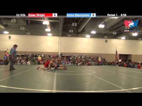 FILA Cadet 65 kg / 143.25 lbs. - Aimee Wright vs. Emma Mooneyham