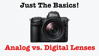 Analog vs. Digital Cameras Lenses! 1980 vs. 2025!