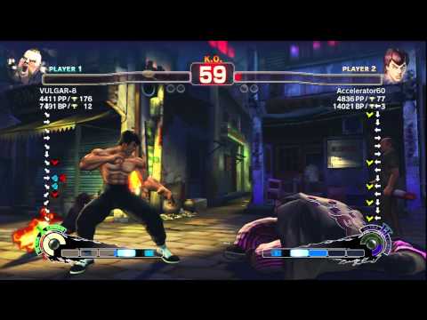 VULGAR-8 [Rufus] vs. Accelerator60 [Fei Long] | SSF4 Arcade Edition