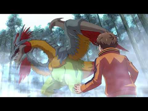 Falcomon evolve Diatrymon - Destruction Roar Skill.: Digimon Survive Evolution