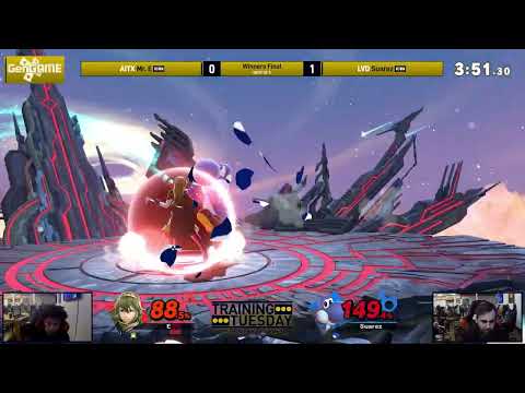 Mr. E (Lucina) vs Suarez (Yoshi) | Training Tuesday #097 Winners Final