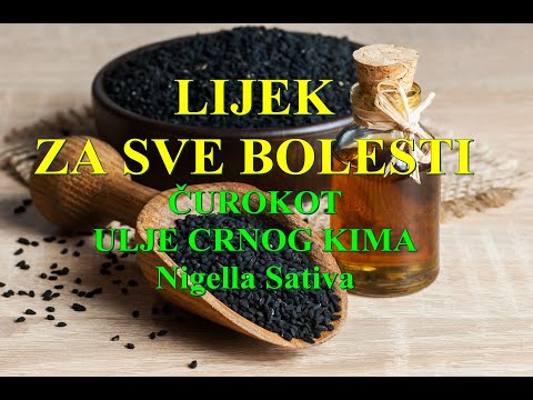 LIJEK ZA SVE BOLESTI  ( ČUROKOT , ULJE CRNOG KIMA, Nigella sativa)