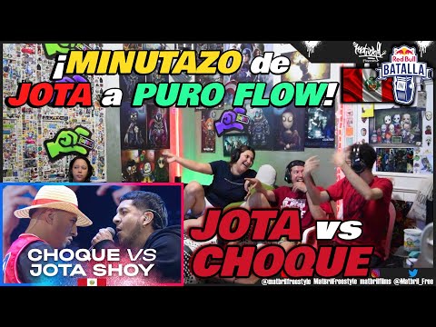 🔴COLOMBIANOS REACCIONAN a JOTA vs CHOQUE - ¡MINUTAZO de JOTA a PURO FLOW! [RED BULL PERÚ 2023]