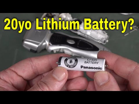 EEVblog 1732 - 20yo 1000+ Cycle Panasonic Li-Ion Battery TESTED