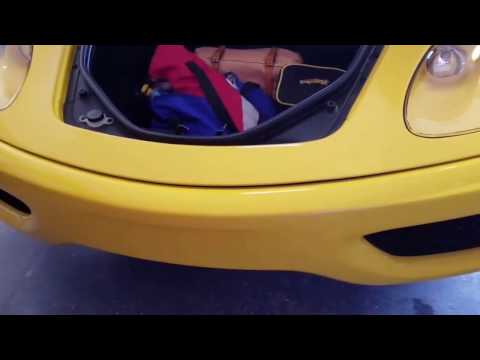 Ferrari 360 front bumper removal and installation